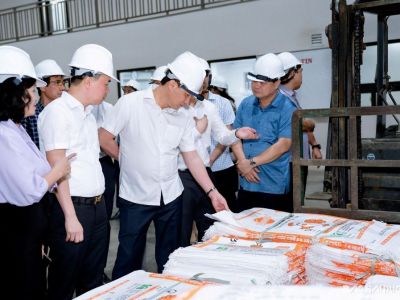 Chủ tịch UBND tỉnh Hải Dương Triệu Thế Hùng làm việc với Công ty CP Dinh dưỡng Quốc tế CNC