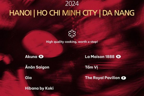 Danh sách Michelin Việt Nam 2024: Một nhà hàng ở Đà Nẵng đạt chứng nhận Sao Xanh