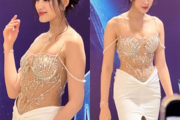 Hoa hậu Đỗ Thị Hà 'hở nửa cơ thể' lấn át nhiều người đẹp ở sự kiện
