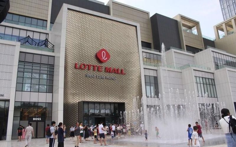 Tận dụng tốt làn sóng Hanllyu, Lotte Mall Tây Hồ Tây chỉ mất 122 ngày để vượt mốc 100 tỷ Won