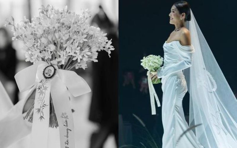 Đám cưới Minh Tú: Bó hoa cưới 'đặc biệt', sự xuất hiện của Lan Khuê gây xúc động