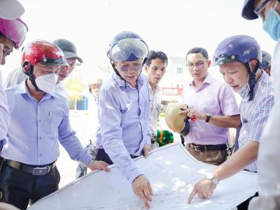 Lãnh đạo UBND tỉnh kiểm tra thực tế 02 dự án chậm triển khai trên địa bàn thành phố Phan Thiết