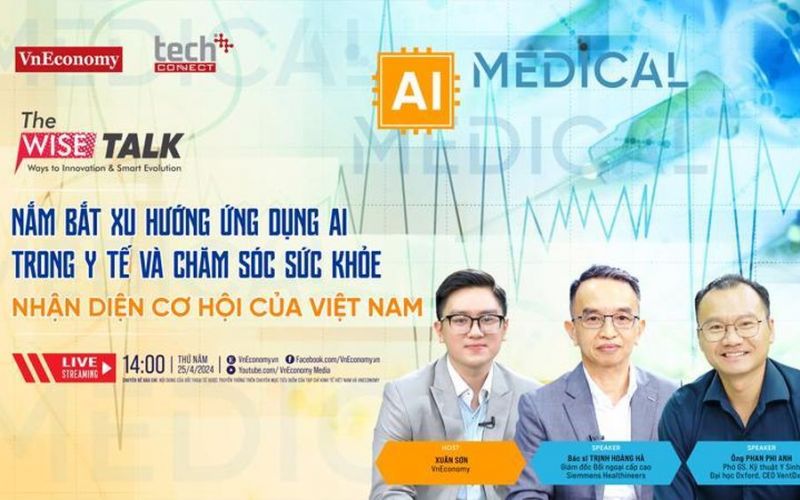 Nắm bắt xu hướng ứng dụng AI trong y tế và chăm sóc sức khỏe, nhận diện cơ hội của Việt Nam