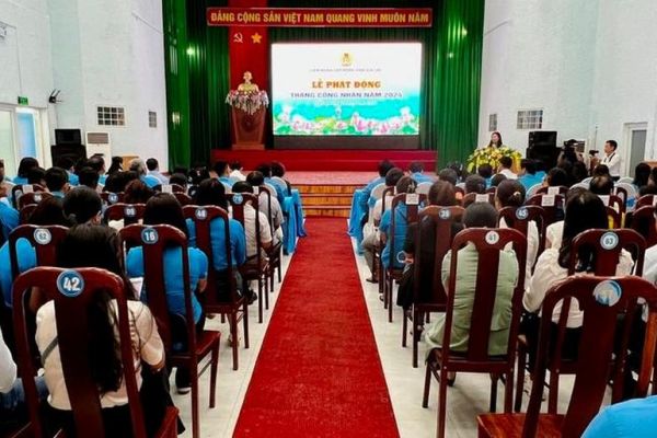 Phát động Tháng Công nhân năm 2024 và cuộc thi trực tuyến 'Tìm hiểu Nghị quyết Đại hội XI Công đoàn tỉnh Gia Lai'